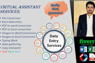 do conversion of PDF to excel and word conversion