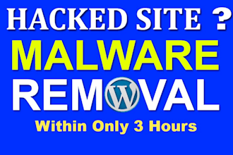 fix hacked wordpress and remove malware in sites very fast