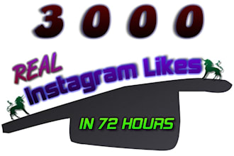send you 3000 Worldwide Instagram Likes