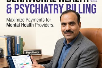 handle behavioral health and psychiatry medical billing, rcm and payment posting