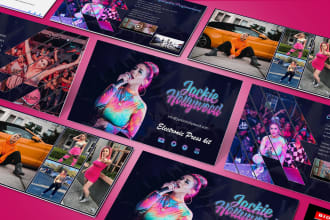 design musician media kit, press kit, epk