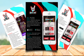 design one sheet, sale sheet, business flyer for you