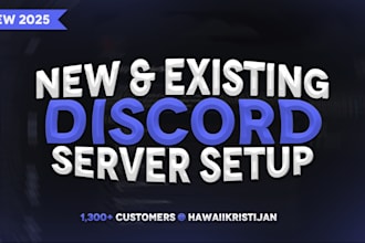 setup an advanced discord server within 24 hours