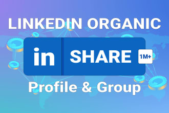 promote or share your link on 25 linkedin profile