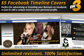 design a professional quality FACEBOOK timeline cover in 48 hours