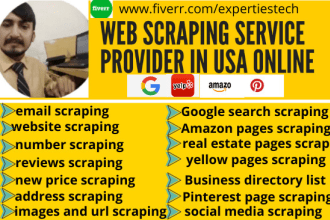 scrape data from website to excel full scrapping or scraping one