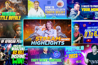 youtube thumbnail design, facebook video cover