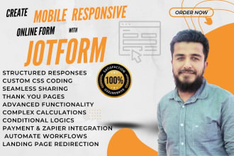 create mobile responsive online form using  jotform