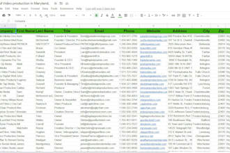 b2b lead generation, email list building  and data scraping