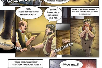 create amazing colored comic book