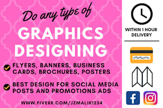 be your professional graphic designer for promotions and ads
