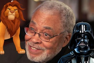 record voice of god in a james earl jones style