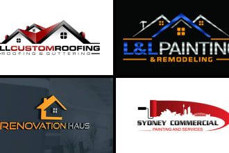 do modern home painting, remodeling and carpentry logo
