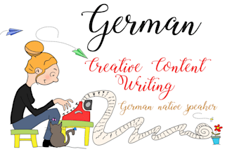 write original content in german