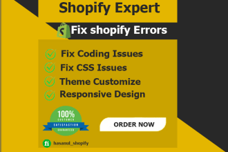 edit shopify theme code, shopify bug fix, update css design