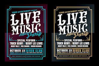 design eye catching typography poster
