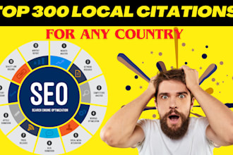 manually build local citations or local listings for local SEO