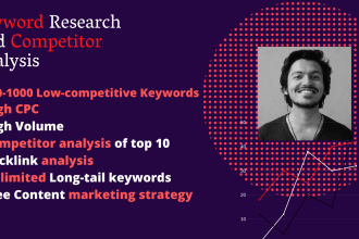 seo keyword research and competitor analysis to rank fast