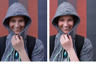 edit portrait or model photos
