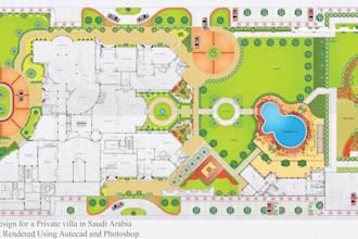 landscape design for private and public gardens project