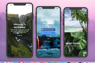 design react native app UI