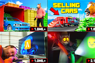 design an original 3d thumbnail for gta, cs2, marvel rivals, etc