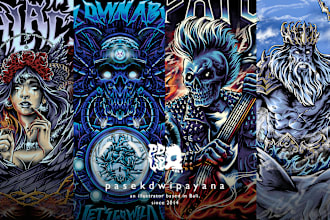 do tshirt design for brand or band