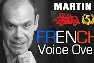 record corporate business narration french male voice over