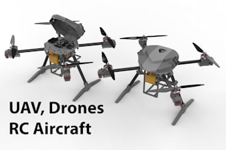 design uav, racing quad, industrial drone, delivery drone