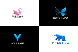 design modern, polygonal or geometric logo