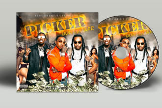 design awesome mixtape cover or album cover design