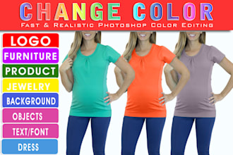 professionally change product color, object color, or image color in photoshop
