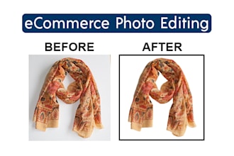 ecommerce product photo editing professionally