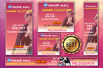 design roll up, website, social media banner