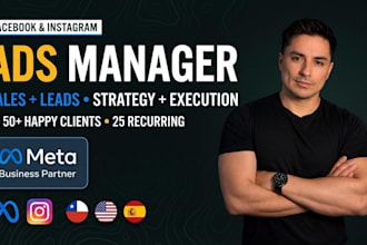 your campaing manager for meta ads to drive sales or leads