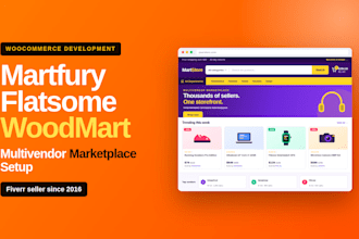 build a woocommerce store with martfury, flatsome or woodmart theme