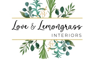 design watercolor floral frame logo