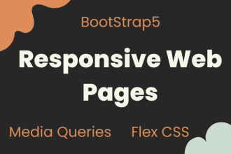 develop the responsive web templates
