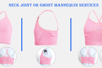 edit ghost mannequin, neck joint, invisible mannequin remove