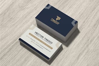 design simple and minimalist business card ready to print