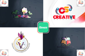create stunning minimalist logo, church, business in 24hours
