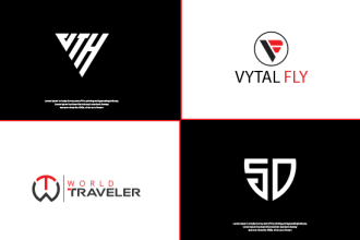 design a luxury logo with initial letters, monogram style