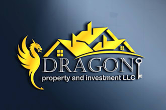 design custom 3d professional logo  with free vector file