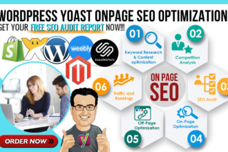do wordpress yoast onpage seo optimization for website ranking