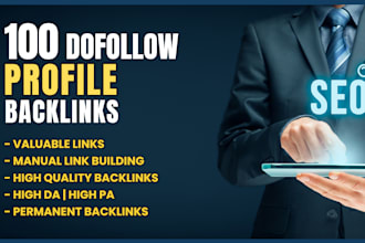 manually create 100 dofollow profile backlinks