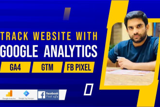 setup google analytics and track shopify store or wordpress website
