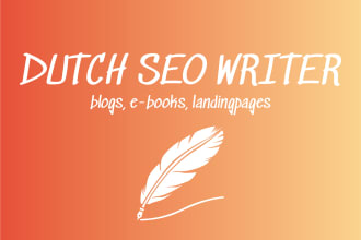 write the best dutch SEO blogposts for your website