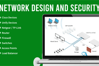 design your network and setup your devices and security