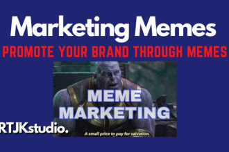 make custom memes for marketing of your business