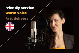 record neutral english voiceovers